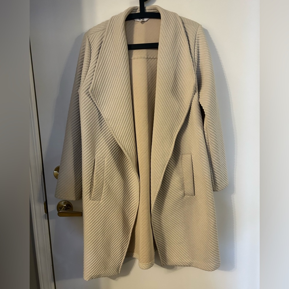 BB Dakota Women’s Beige Long Coat size L